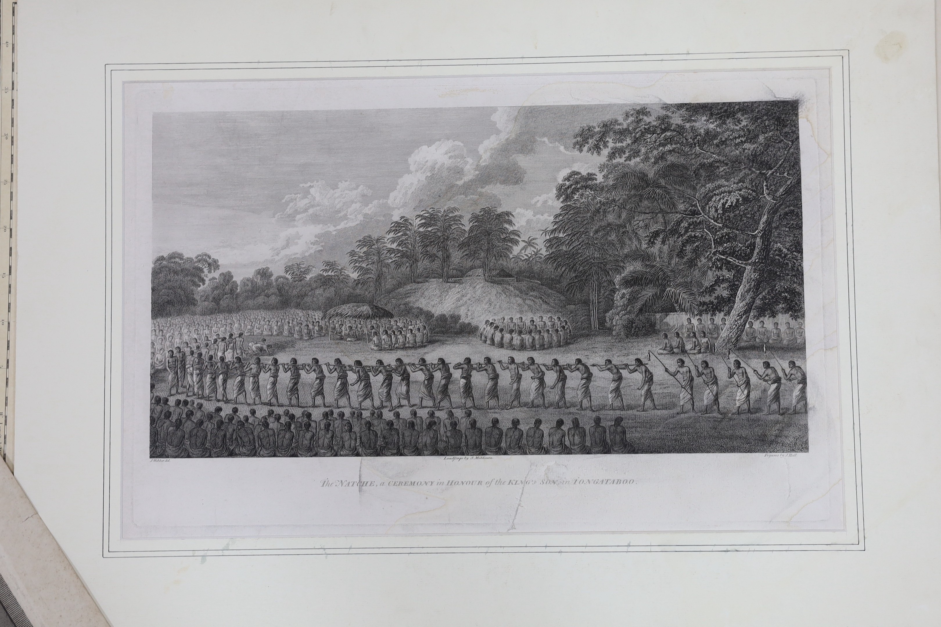 Gustave Adolphe Chassevent-Bacques (1818-1901), two drawings, Studies of drapery, 34 x 49cm, together with a group of assorted 18th century and later engravings